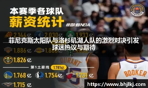 菲尼克斯太阳队与洛杉矶湖人队的激烈对决引发球迷热议与期待